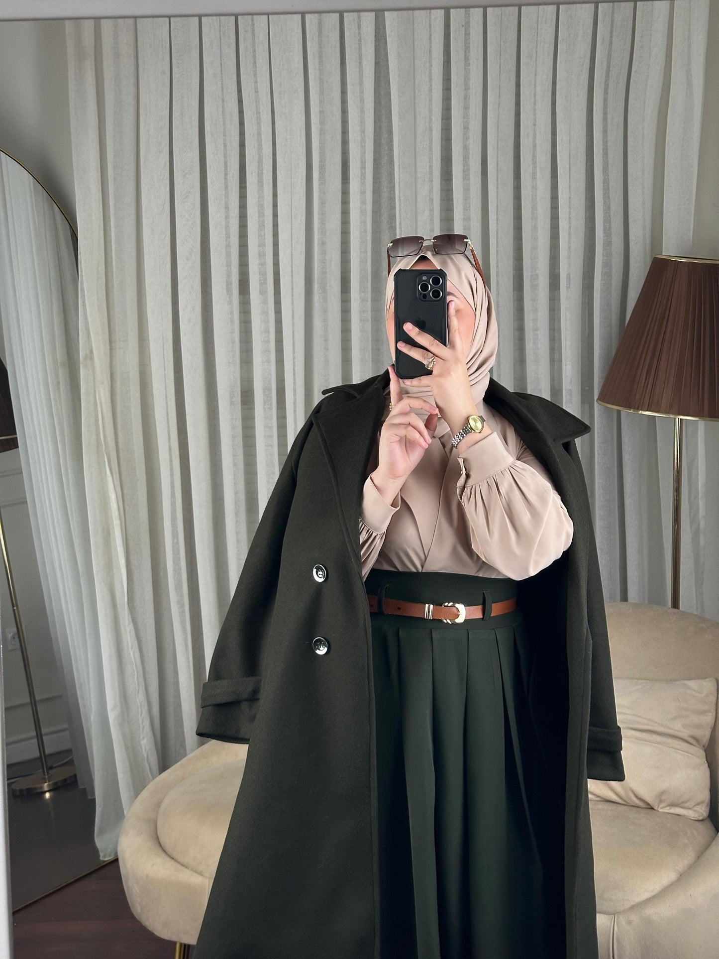 MONTEAU KASHEMIR VERT + AYA 6200 - 7200 - 13000