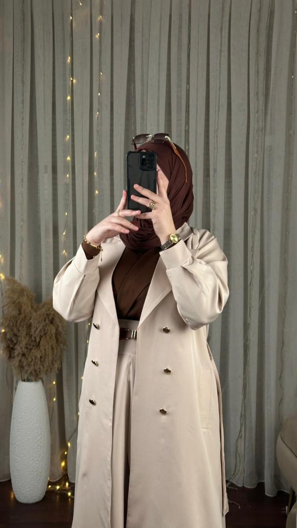 ENSEMBLE AYA 3 pieces avec trench من 7200 دج الى 14400 دج