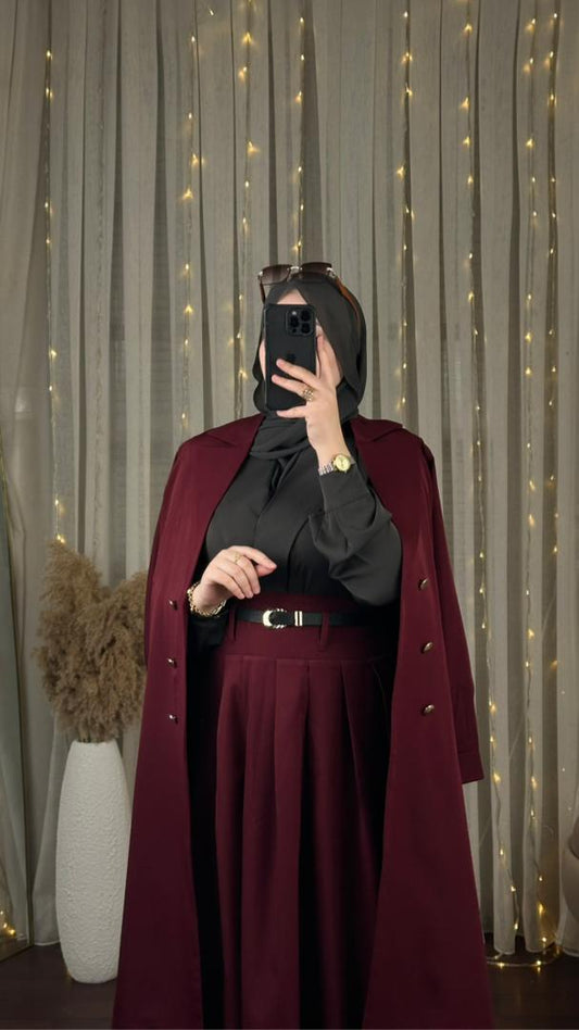 ENSEMBLE AYA grenad 3 pieces avec trench  من 7200 دج الى 14400 دج