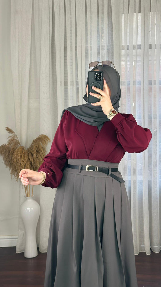 AYA (chemise + jupe + ceinture ) 6200 DA