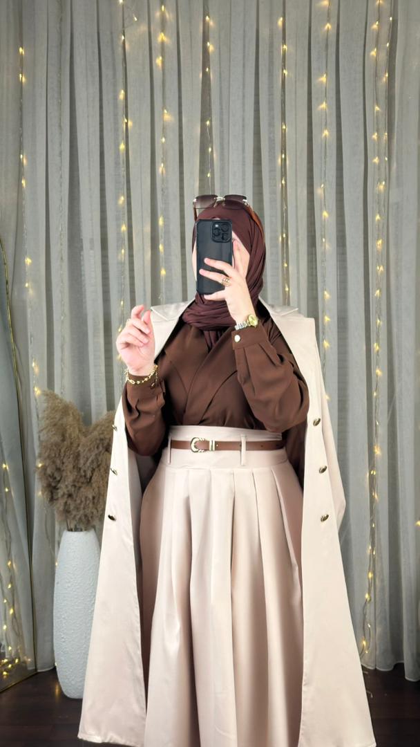 ENSEMBLE AYA 3 pieces avec trench من 7200 دج الى 14400 دج