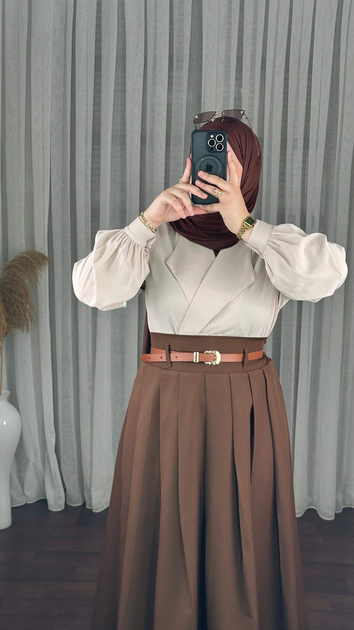 AYA (chemise + jupe + ceinture ) 6200 DA